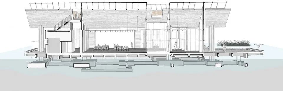 "一体两面"的崇明东滩湿地科研宣教中心-233