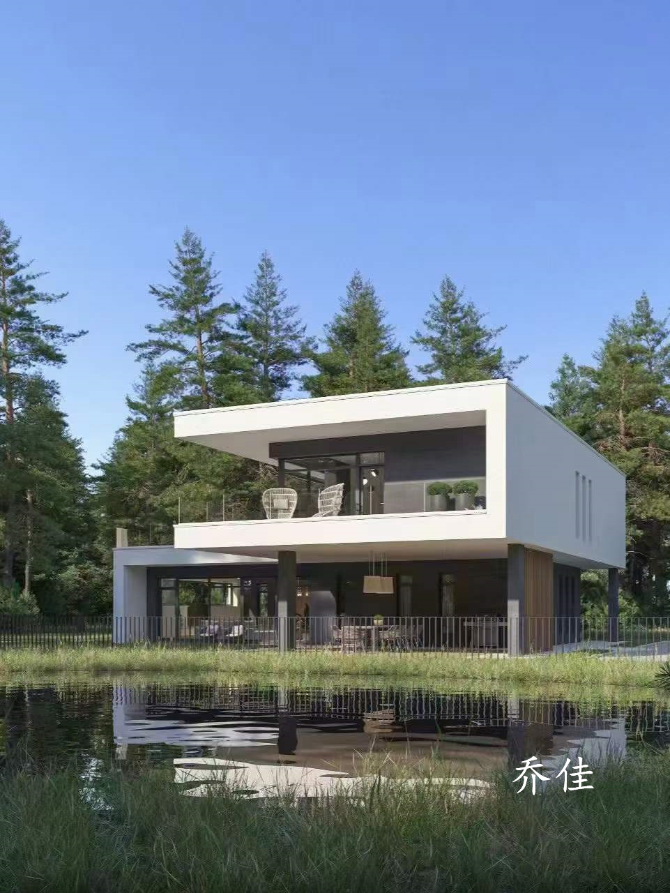 210平简约风自建别墅私宅-0