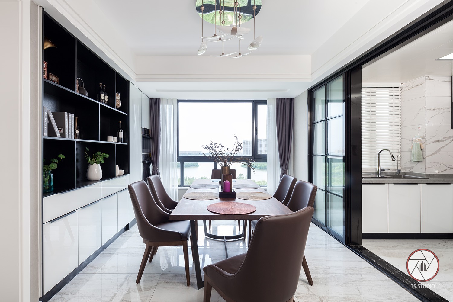 浙江现代轻奢住宅  嘉兴米卡装饰-9