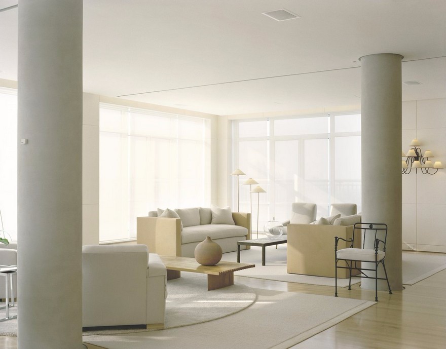 用白色搭配中性黄，让家变得像天堂-0