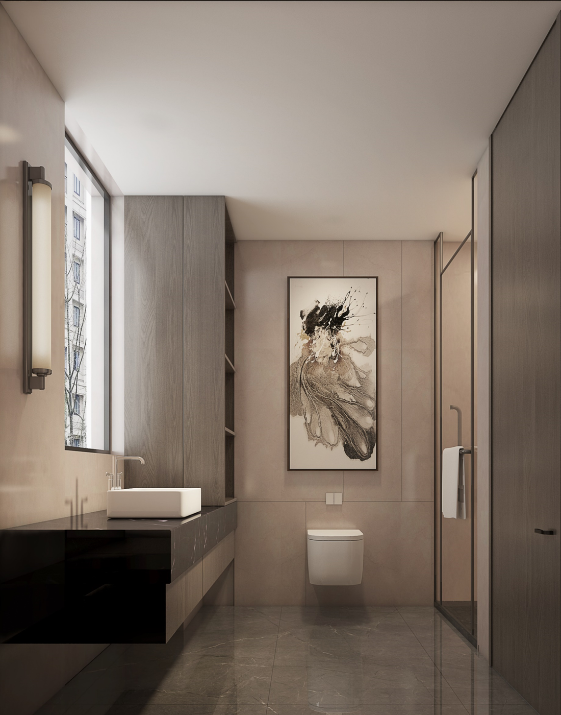 新中式轻奢平层设计-18