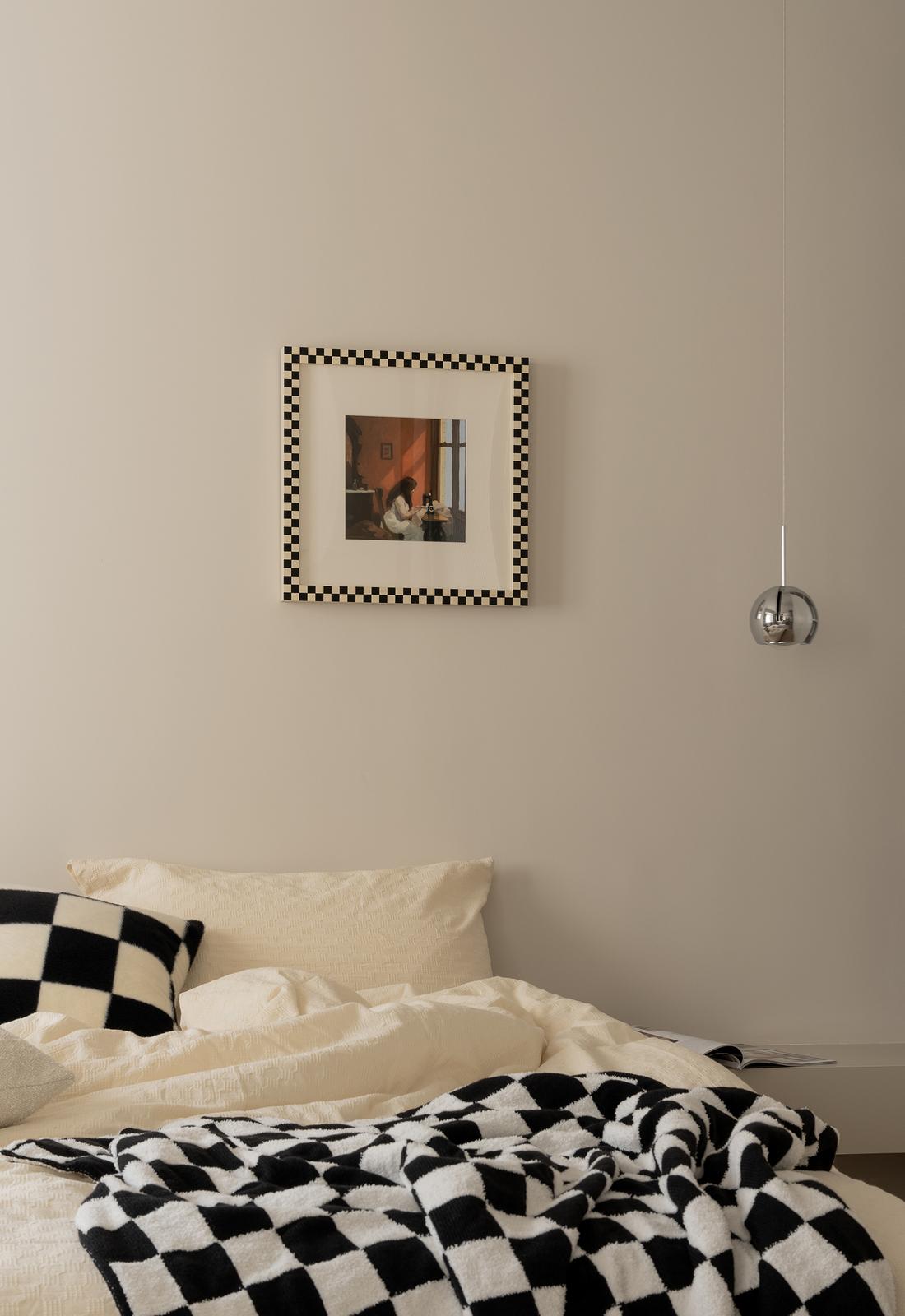 独居女生的奶油色单身公寓-49