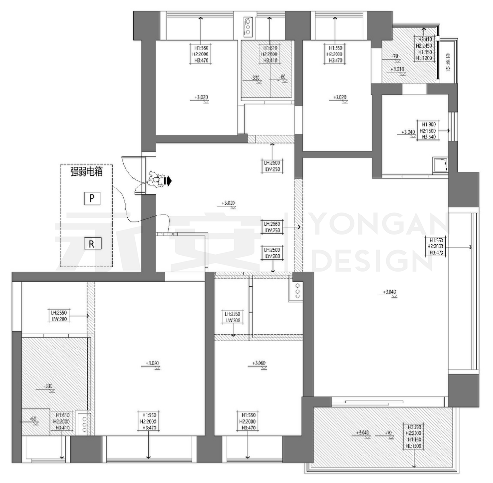 永安设计·瑧山海190m²|当中国元素遇上极简风-30