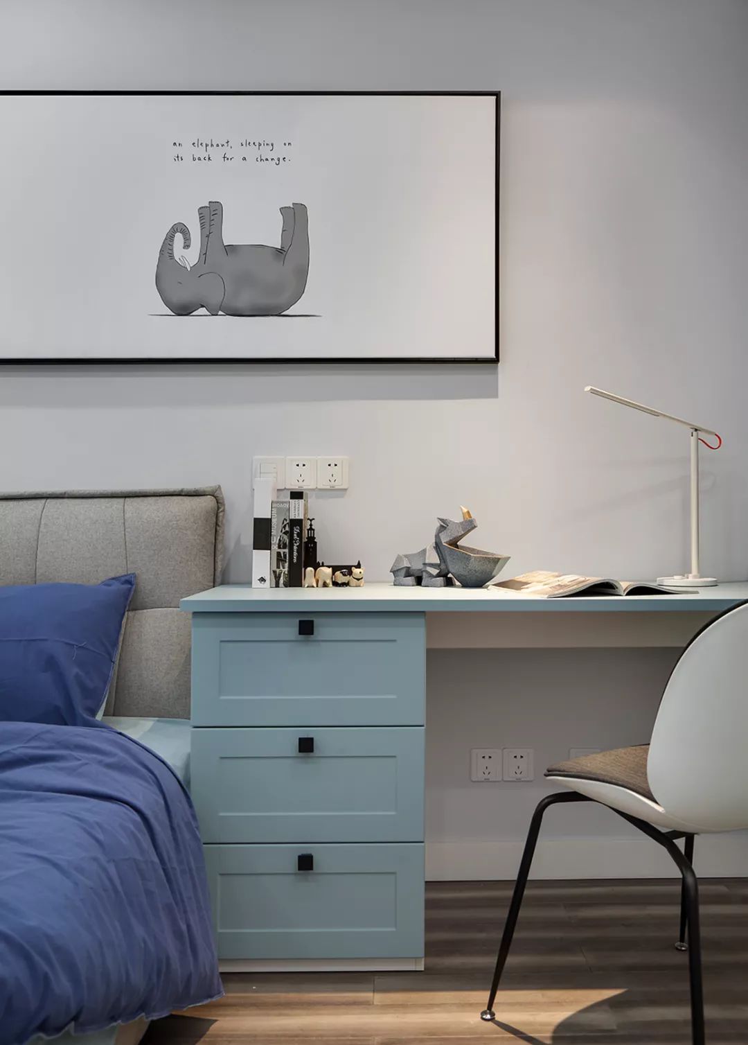 蓝色圆舞曲 | 锦瀚装饰打造梦幻家居空间-18