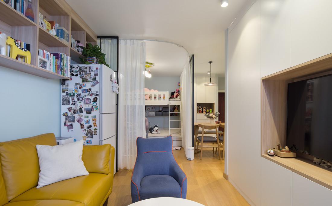 40㎡老破小三代人居住空间改造丨中国北京-31