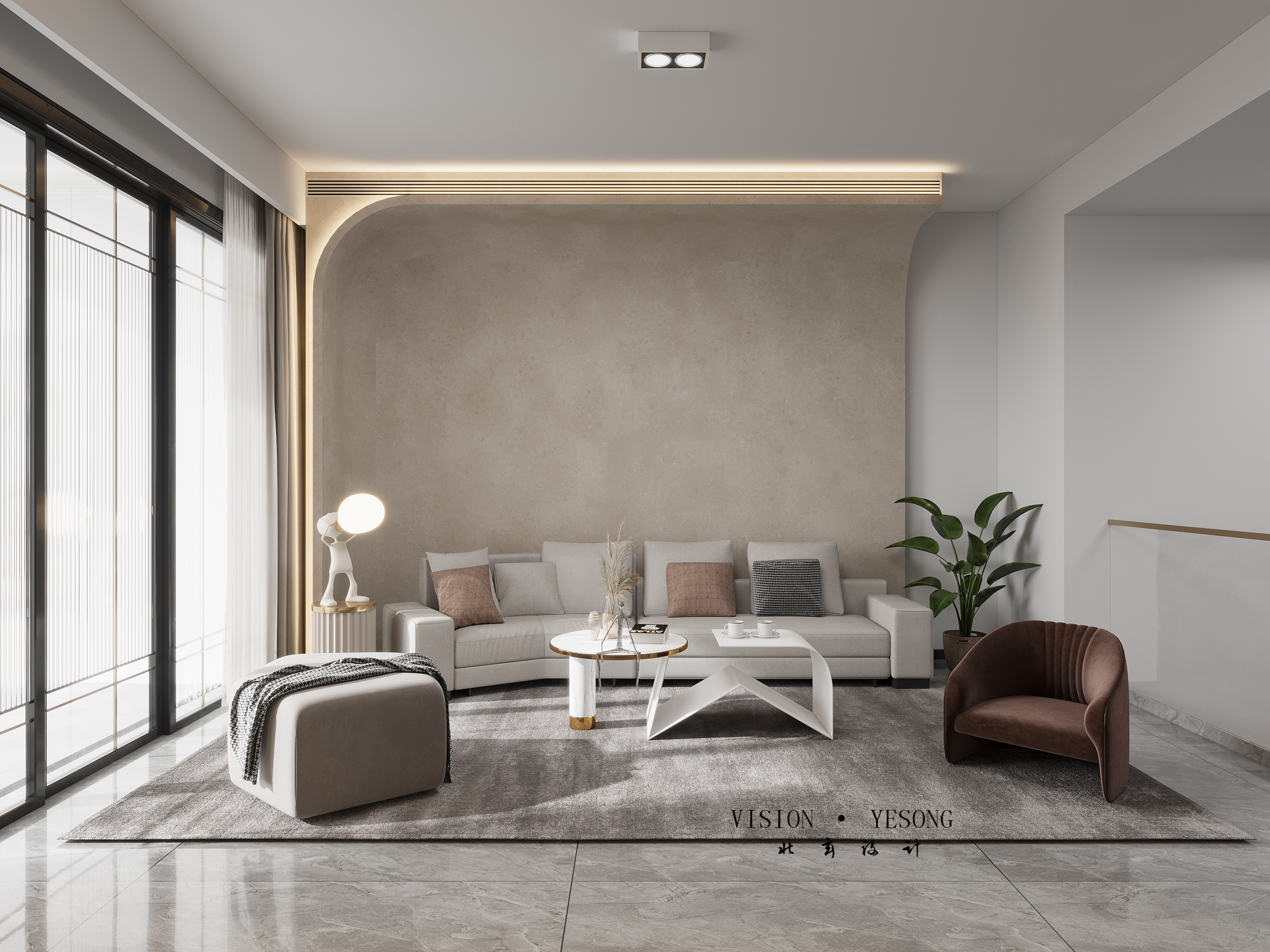 合肥别墅设计丨中国合肥丨北玄设计表现-23