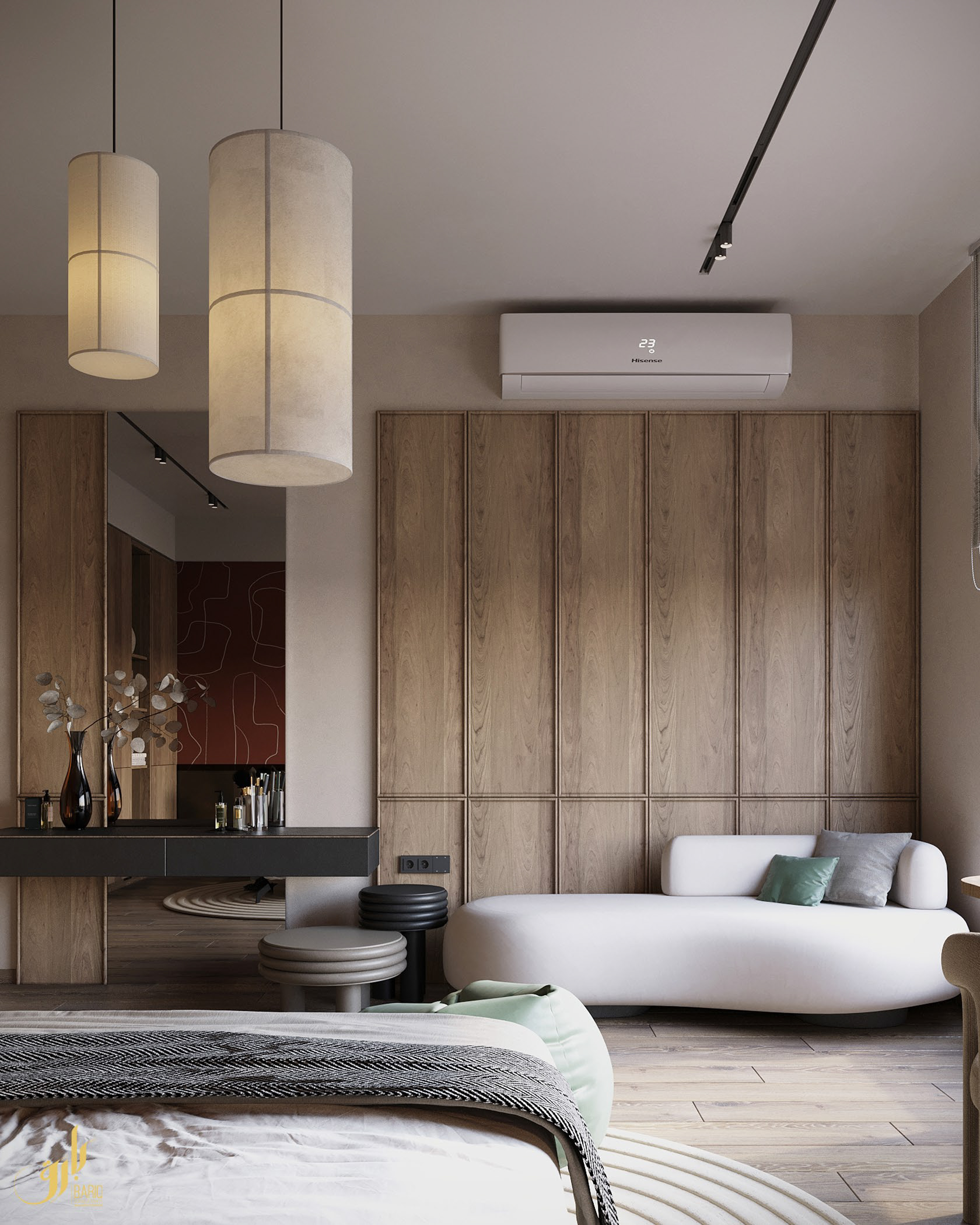 A·A 现代别墅室内设计丨沙特阿拉伯丨Bariq Consultants-74