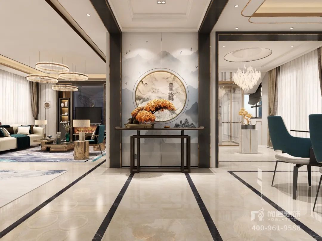 尚层装饰 | 新中式风格演绎“青出于蓝而胜于蓝”-13