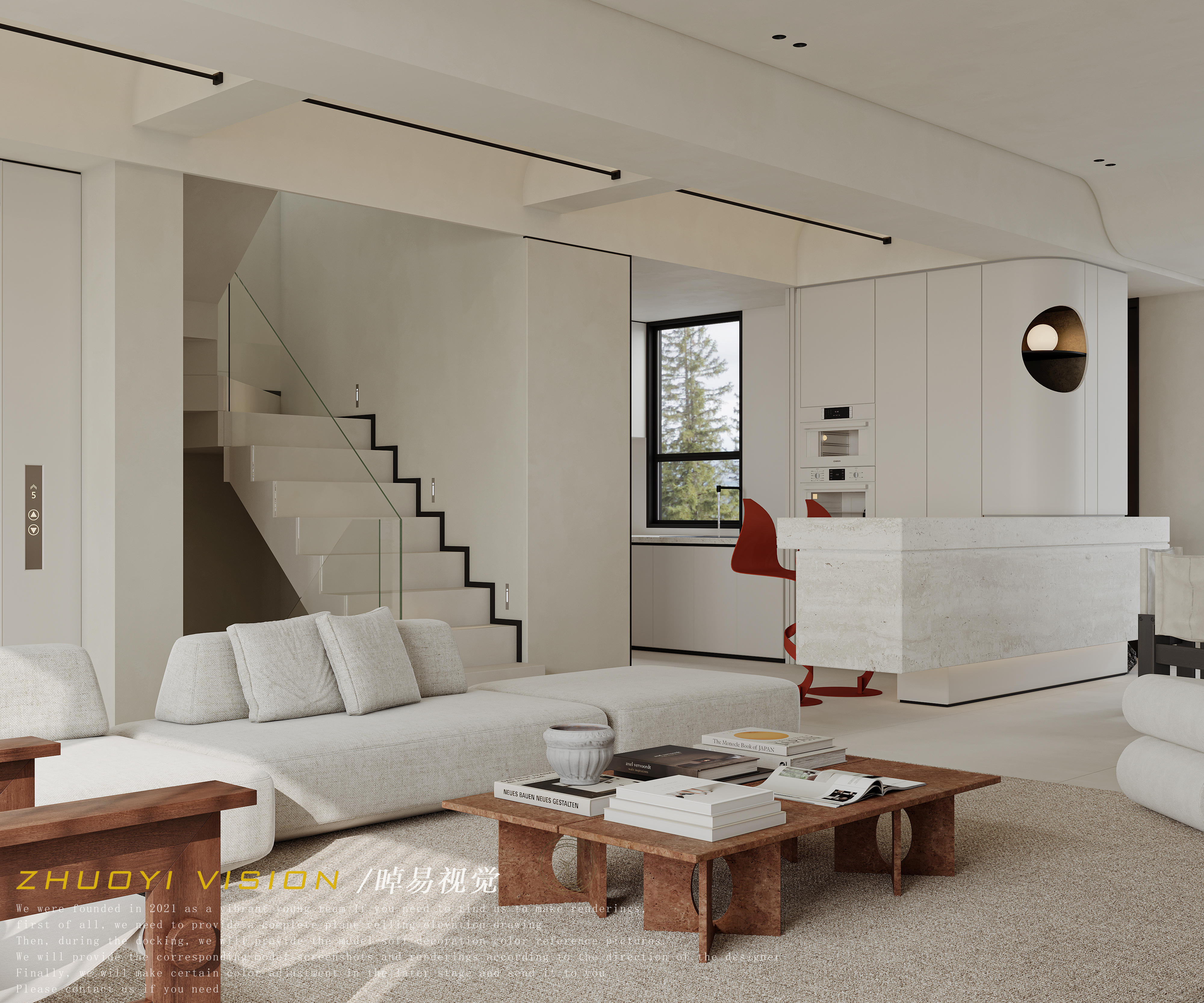 极简现代别墅-19