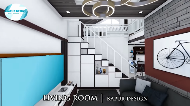 54 SQM小房子带屋顶露台3卧室设计-22