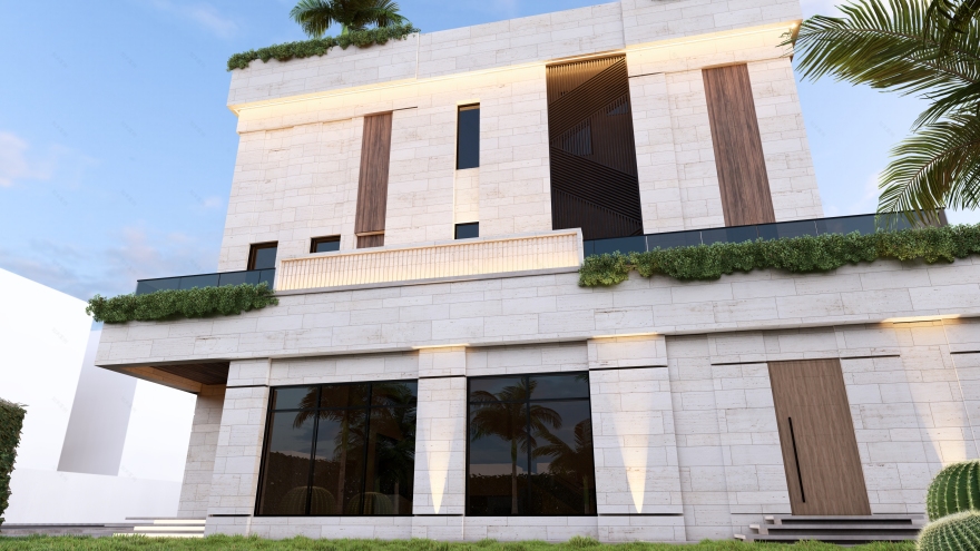 科威特现代当代别墅-44