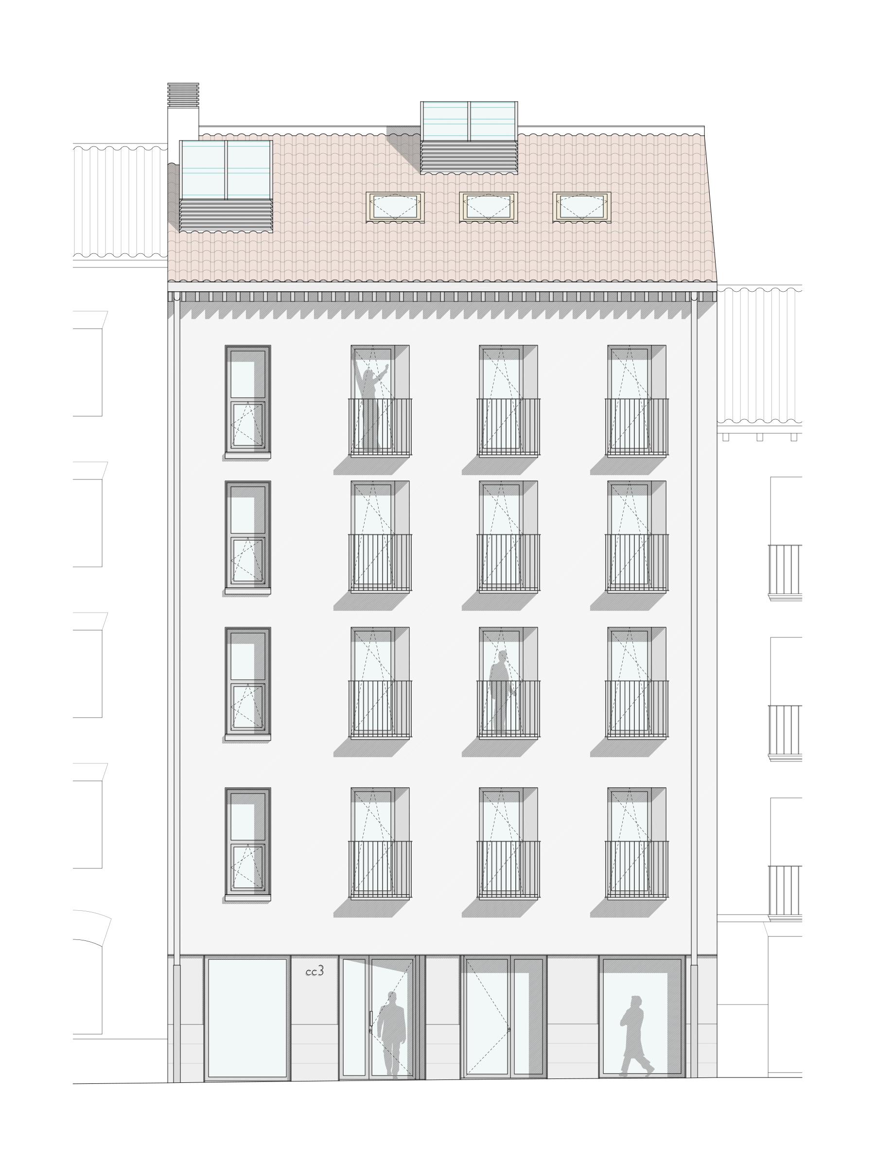 Pamplona 老城区废旧住宅翻新-20