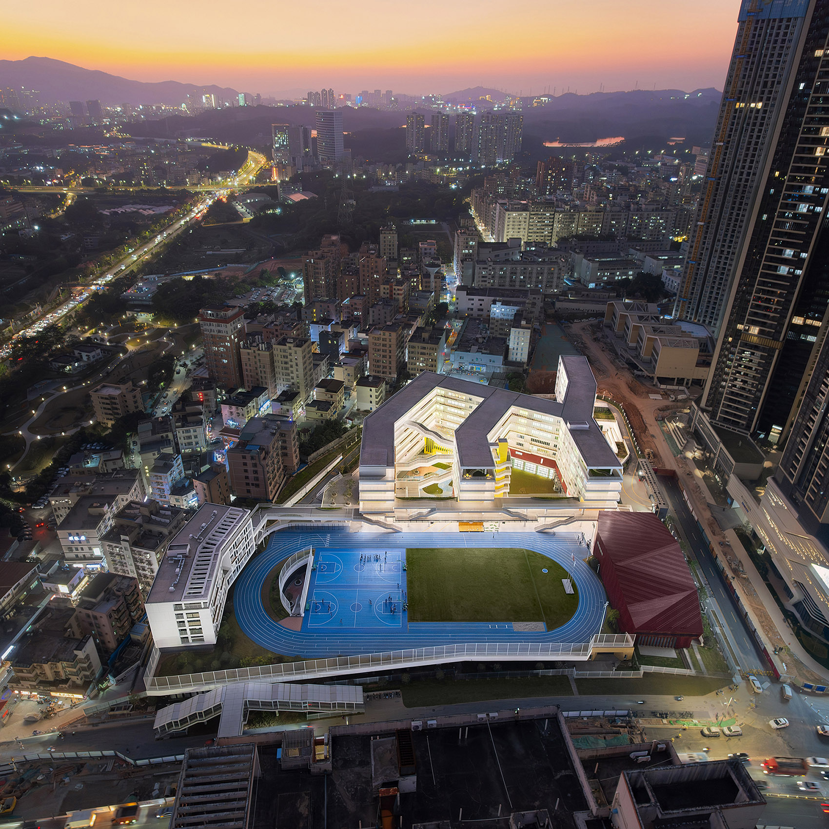 深圳市龙华区外国语学校福城校区丨中国深圳丨深圳大学建筑设计研究院有限公司“钟中 + 钟波涛”工作室-28