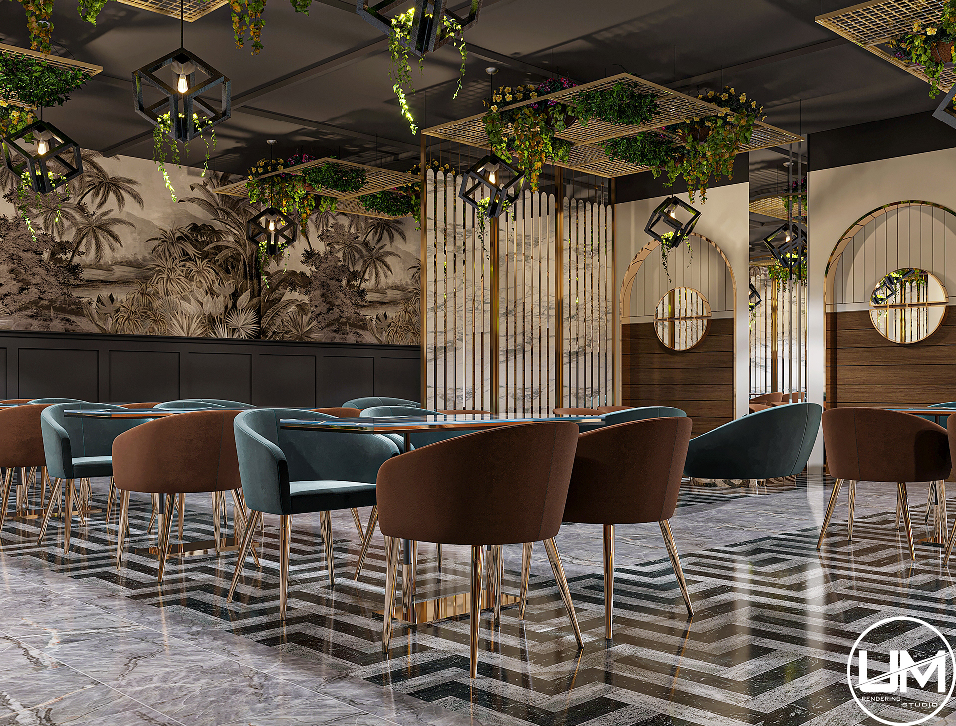 Luxurious Restaurant Interior,Lahore-6