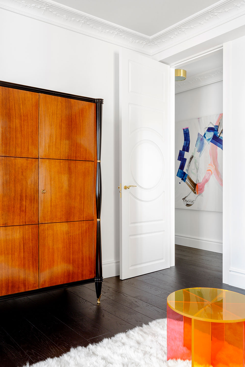 马德里时尚多彩的 eclectic 风格公寓-11