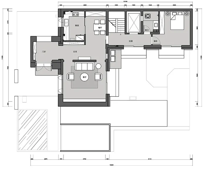 现代简约与美式风情的家居设计丨支点环境艺术设计-46