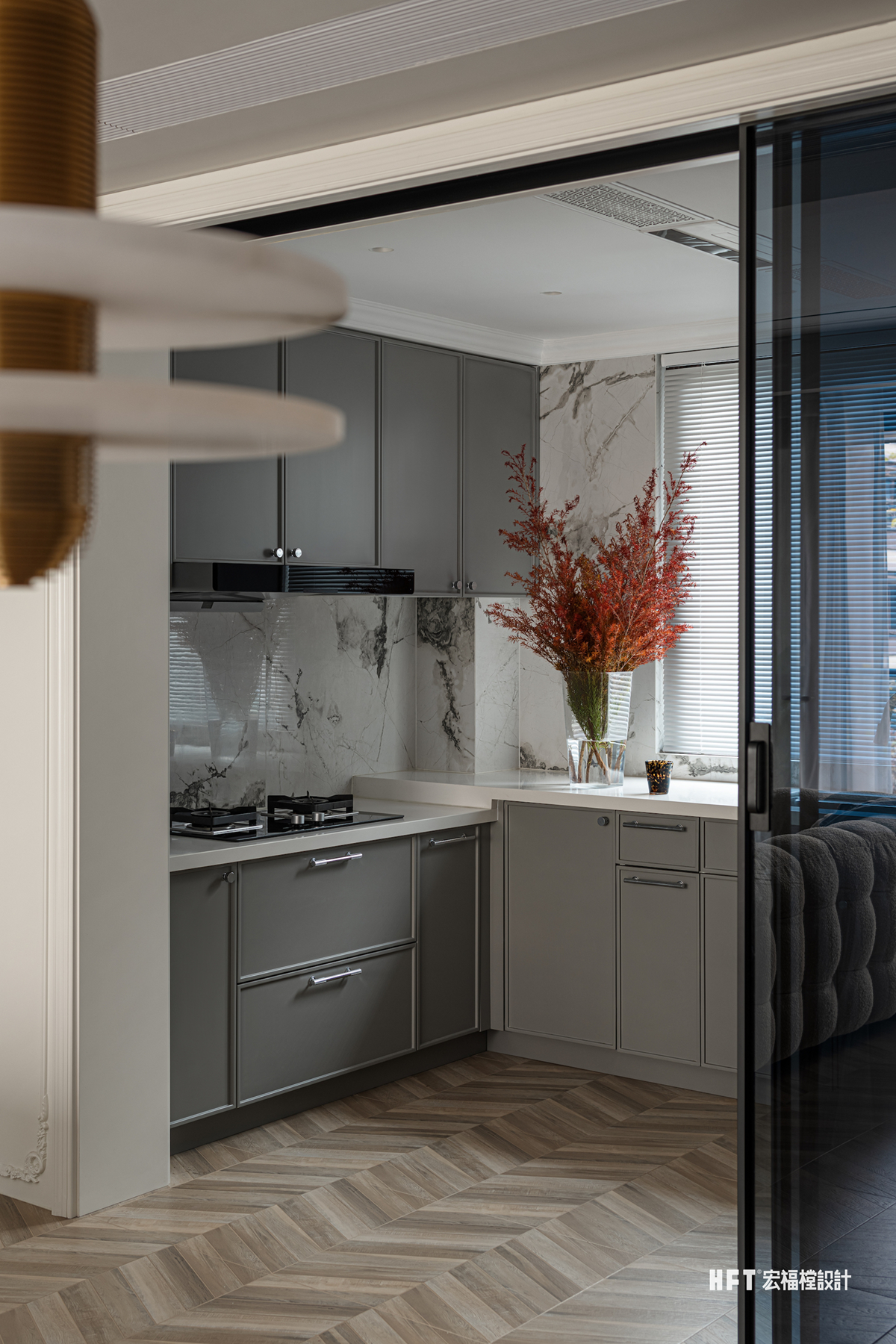 法式混搭住宅设计丨中国成都丨成都宏福樘设计-36