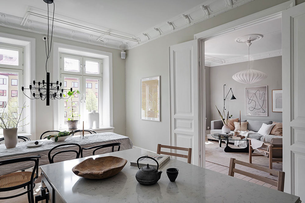 瑞典轻奢公寓，Scandinavian 风格设计-4