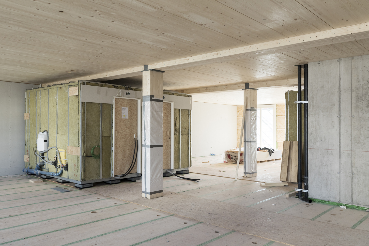 瑞士苏黎世新城区木材住宅“sue&till”-44