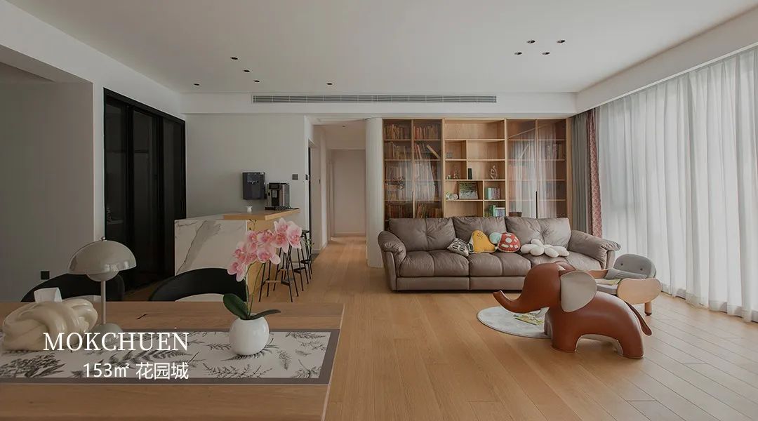 【莫川实景作品 | 厚德品园】断舍离+时代到来，极简奶油风格，化繁为简，更显设计功力-91