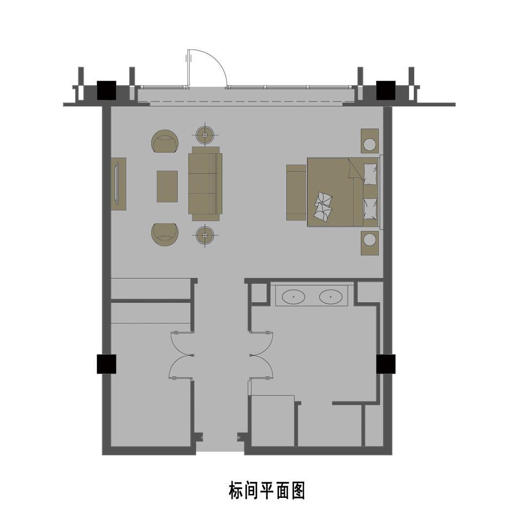 
北京马奈会所局部空间改造设计方案 -0