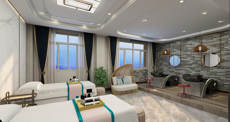 美容院室内设计案例效果图-5