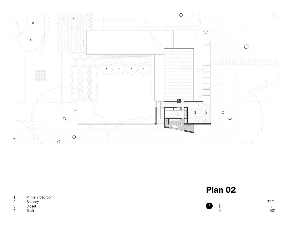 耐候钢湖边别墅设计丨戈者设计-21