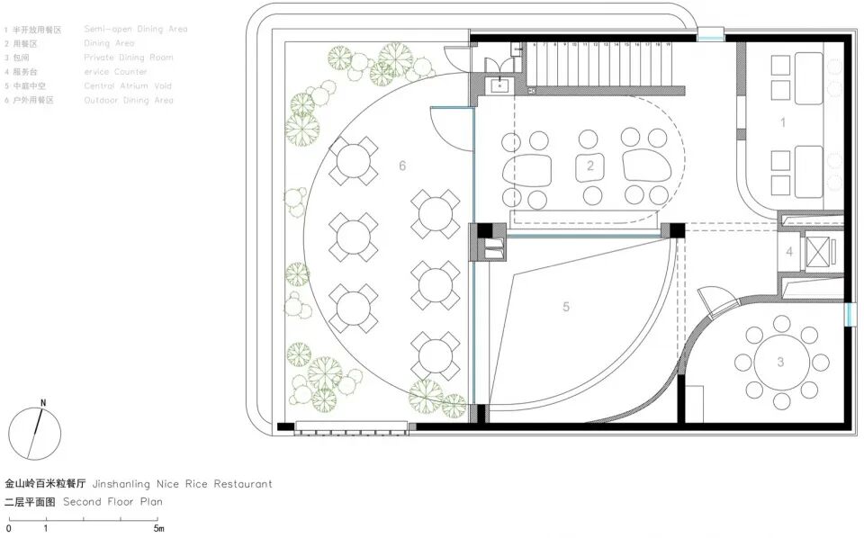 高端餐厅设计   围火聚势，非遗工艺：百米粒餐饮沉浸空间的运丨中国北京丨设计事务所-18