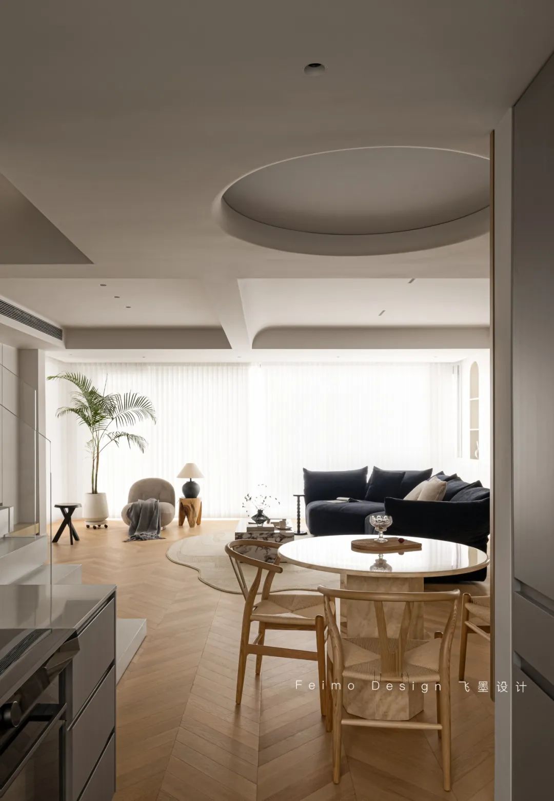 160㎡现代法式养老宅丨飞墨设计组-44