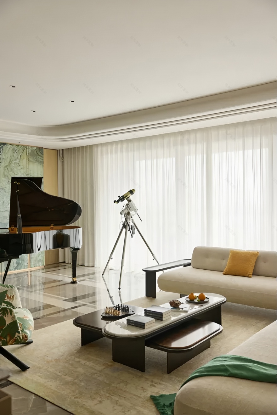 上海香港置地启元330㎡大平层丨中国上海丨上海祎间美学空间设计-12