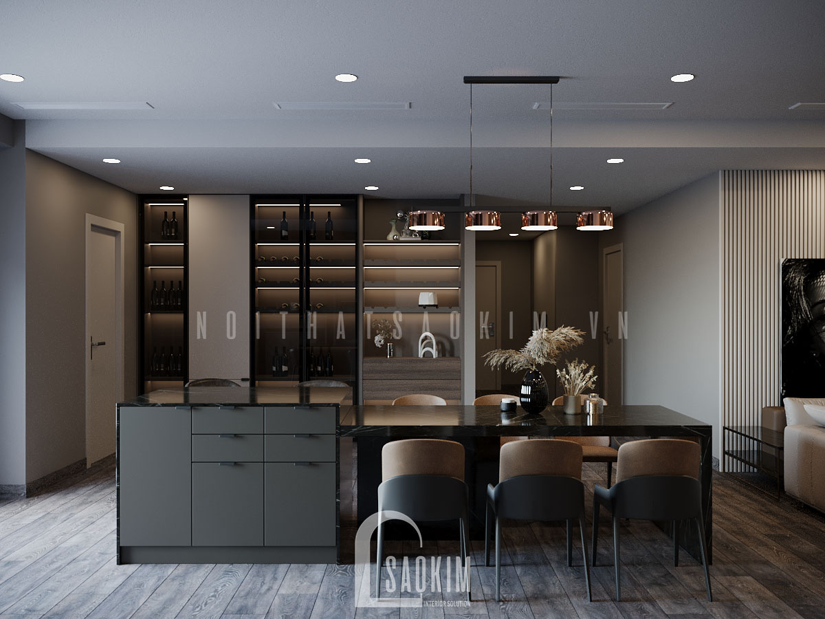 现代高档 Cho Mo 公寓室内设计丨越南河内丨Interior Venus-18