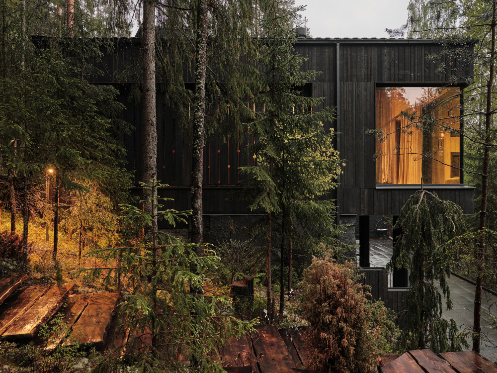 俄罗斯 Hill House 度假别墅丨Horomystudio-15