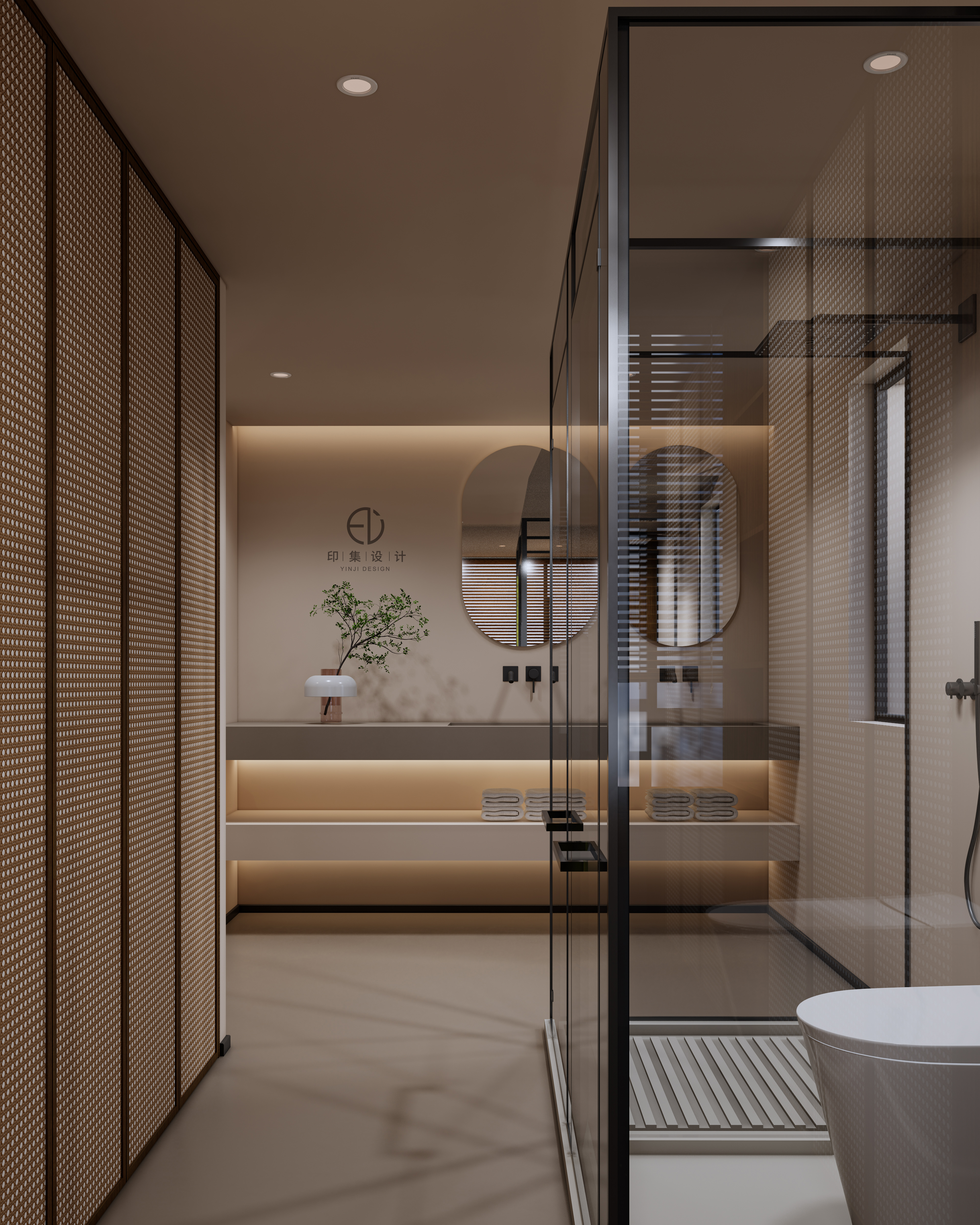 150㎡黑胡桃侘寂风：隐于时光的自然之美-18