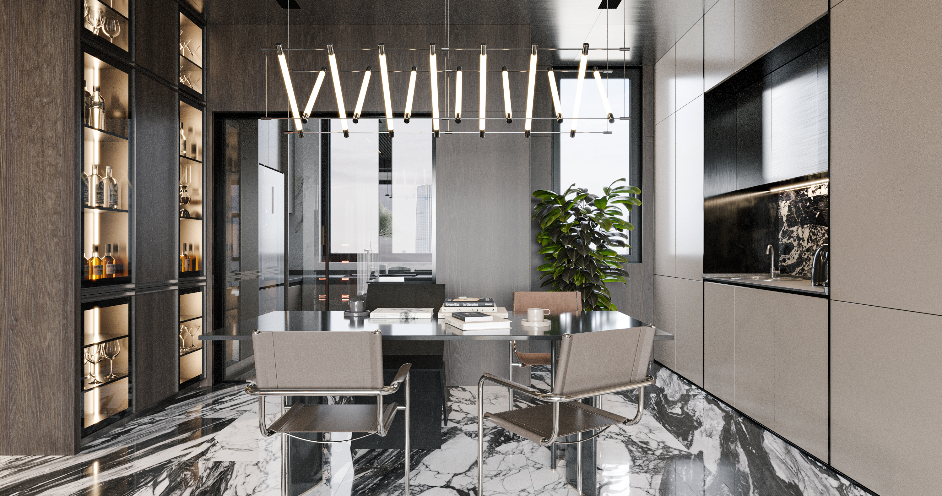 现代 143² 现代家装效果图丨冈舍小李-18