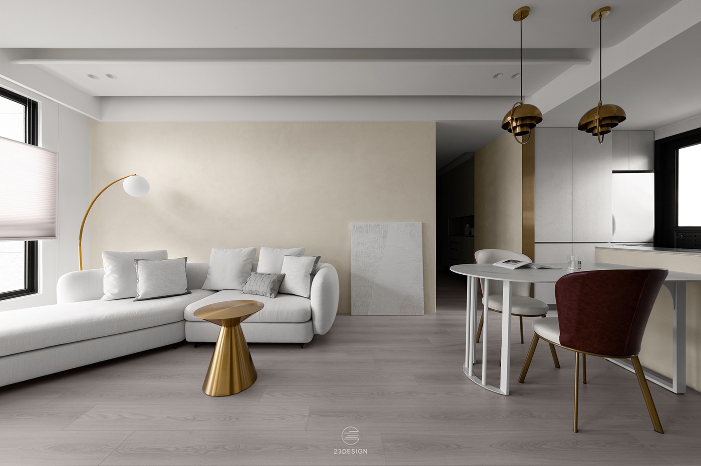 日初·极简 · 温暖阳光家居空间设计丨二三设计团队-8