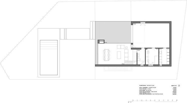 巴伦西亚丘陵景观中的白色棱镜住宅-13