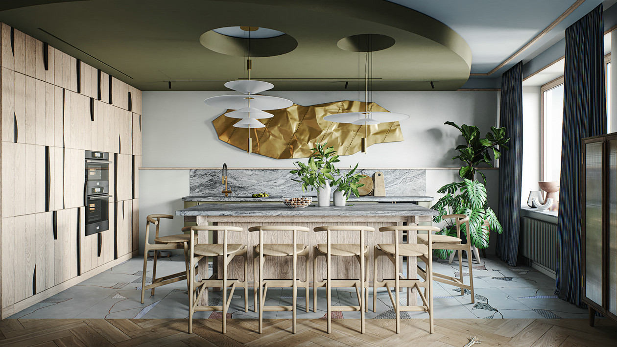 莫斯科 156㎡公寓设计丨俄罗斯莫斯科-6