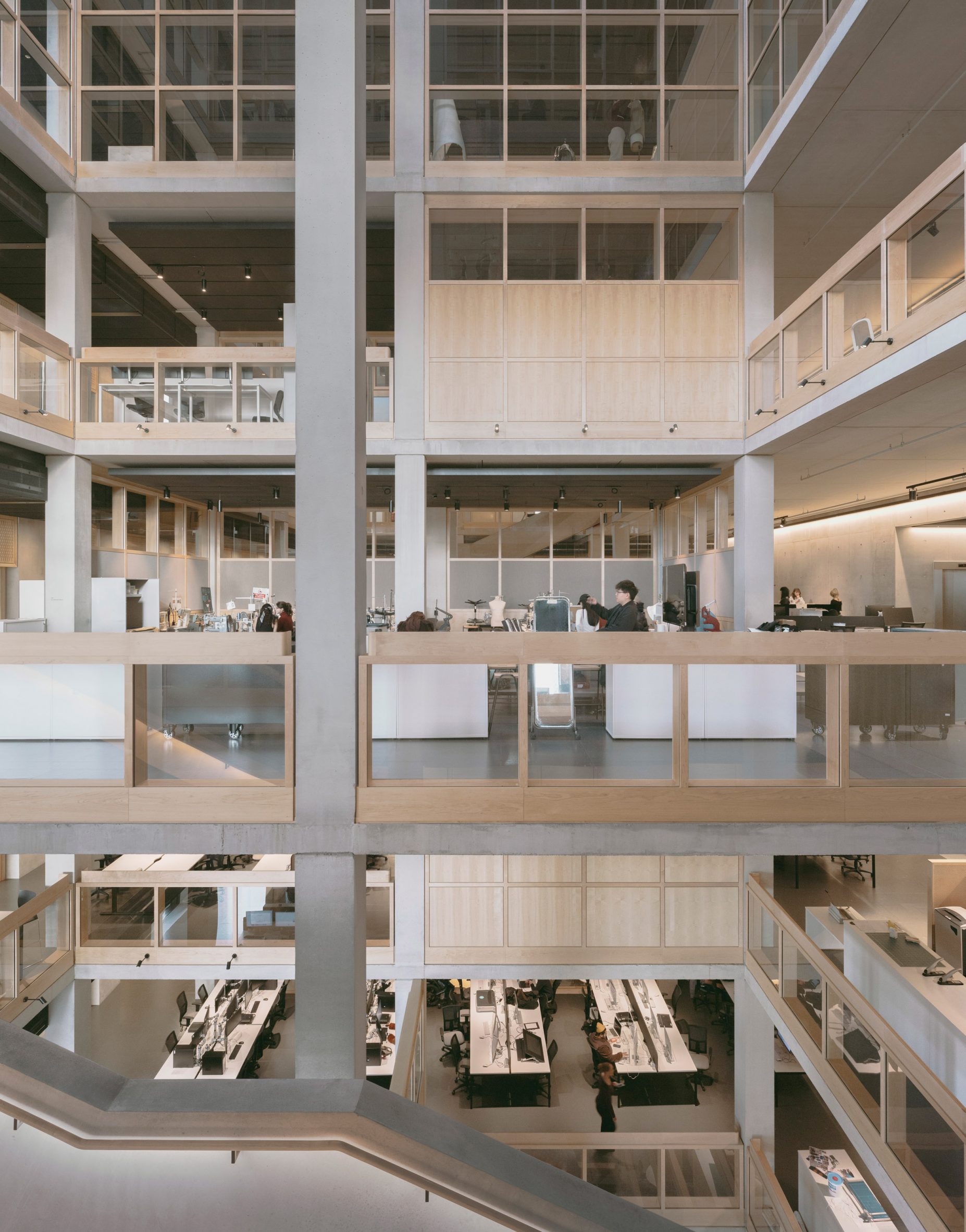 Allies and Morrison completes "21st-century factory" for London College of Fashion-21