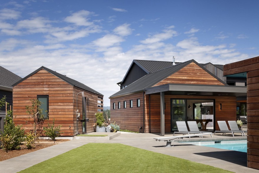 华盛顿伦顿山庄现代家居，钢、混凝土、胡桃木的自然魅力-1