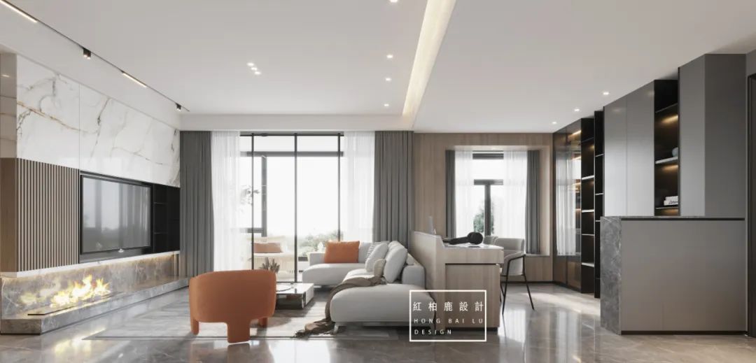 深圳光明天汇城 125㎡私人住宅,意式轻奢与自然共生-9