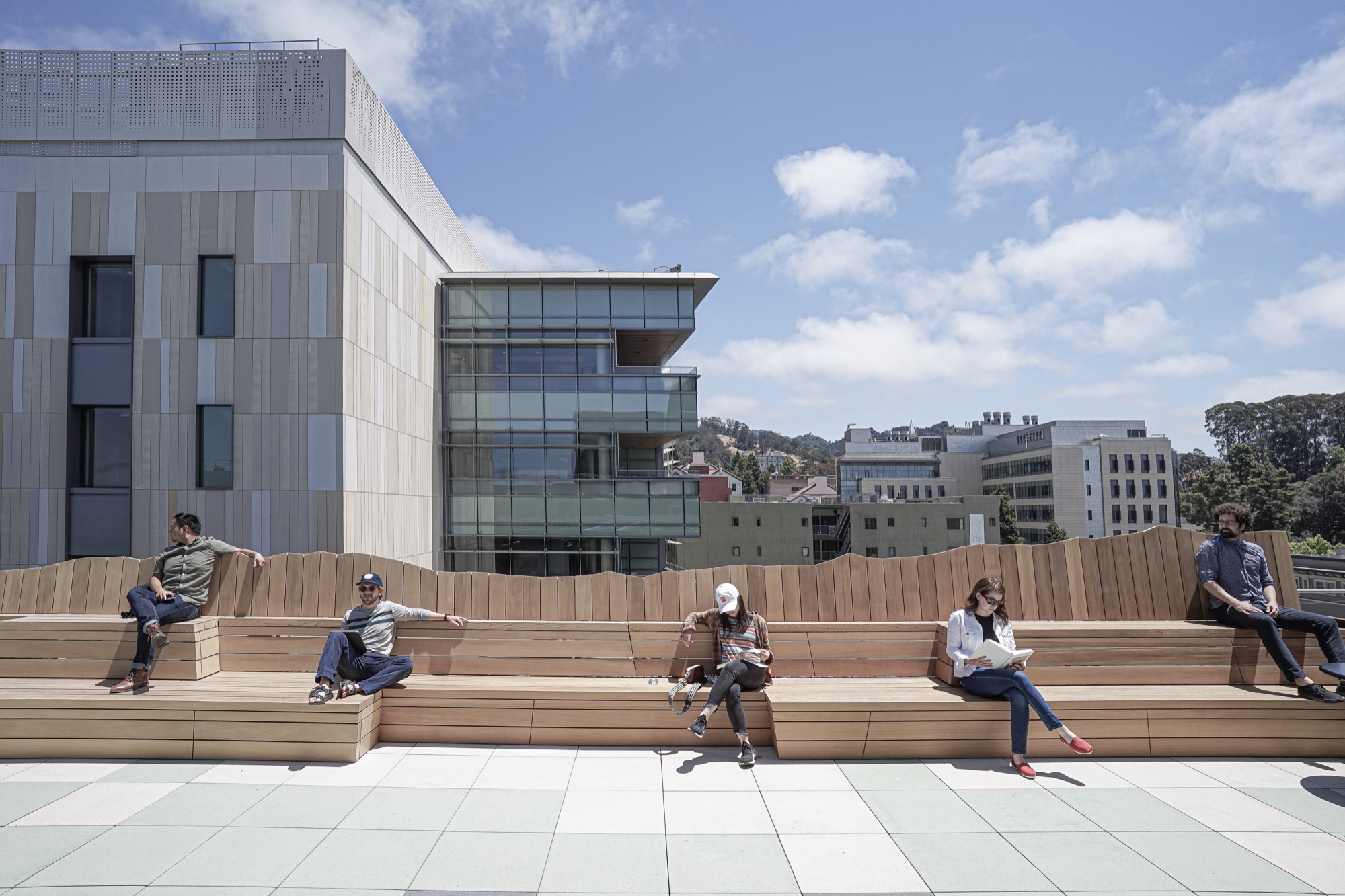 伯克利公共卫生学院格兰芬 terrace 花园丨Groundworks Office-0