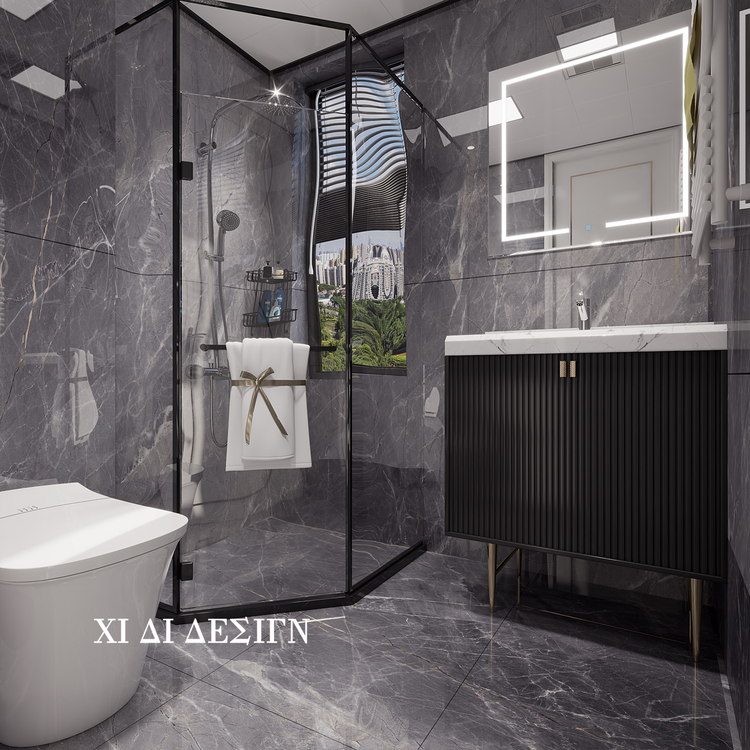 精致轻奢样板间设计案例-15