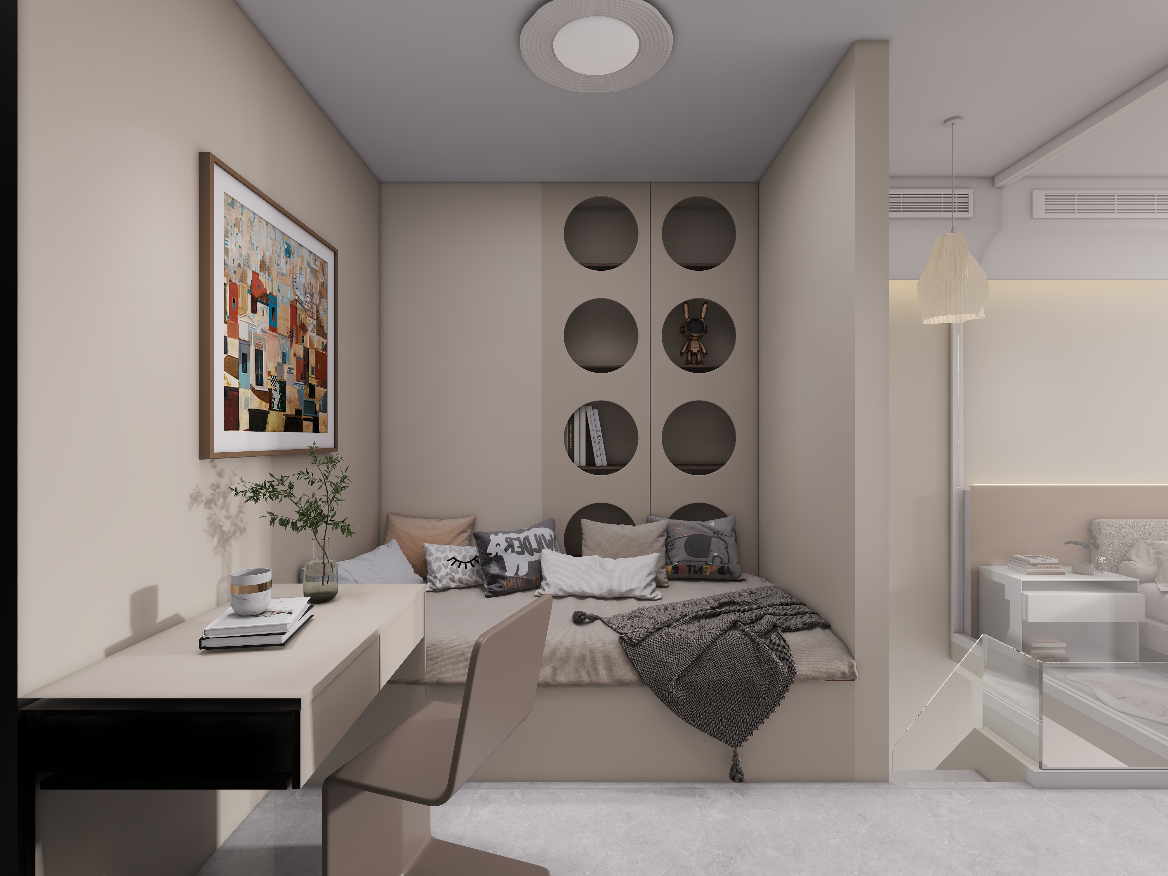 奶油风loft-3