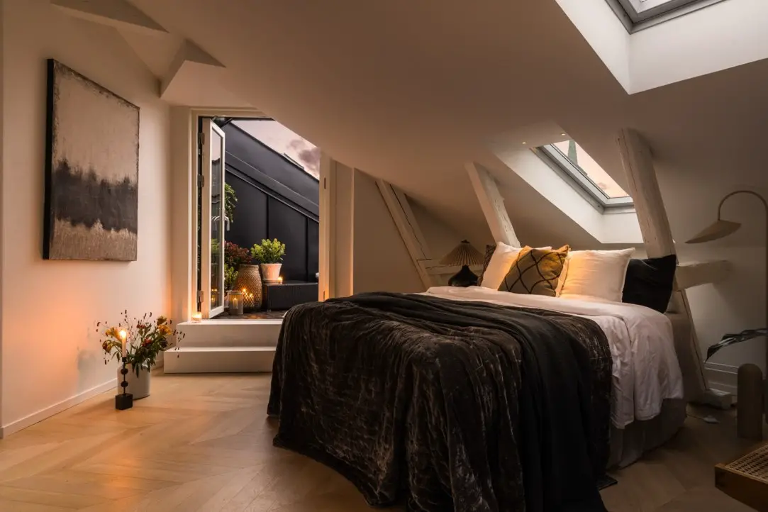 斯德哥尔摩独特 75m2 公寓，古老建筑中的现代温馨家园-13