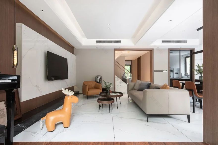 四居室小洋房 | 现代中性色调的温馨空间-13