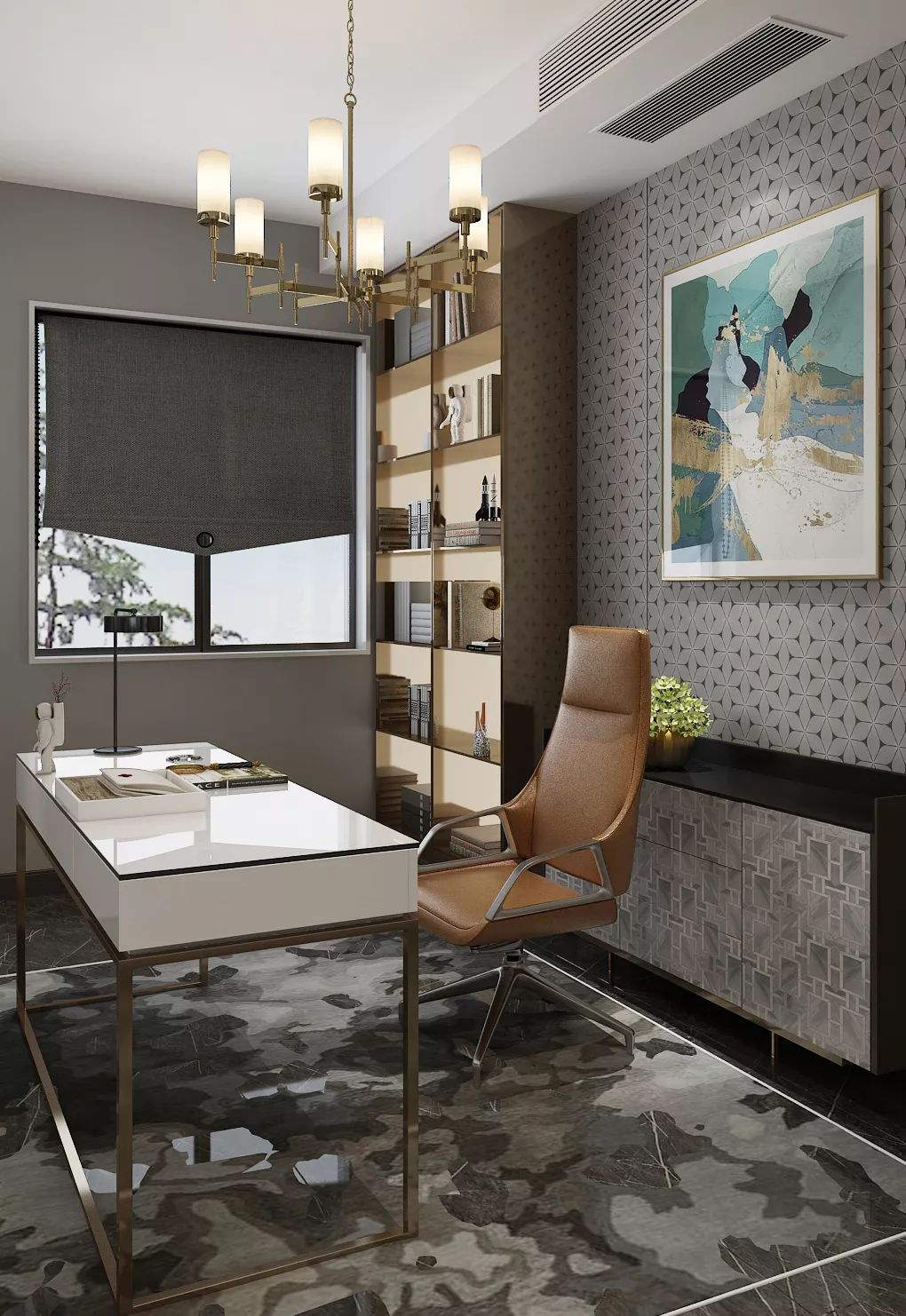 九里晴川现代轻奢风,高级灰与轻奢的完美融合-66