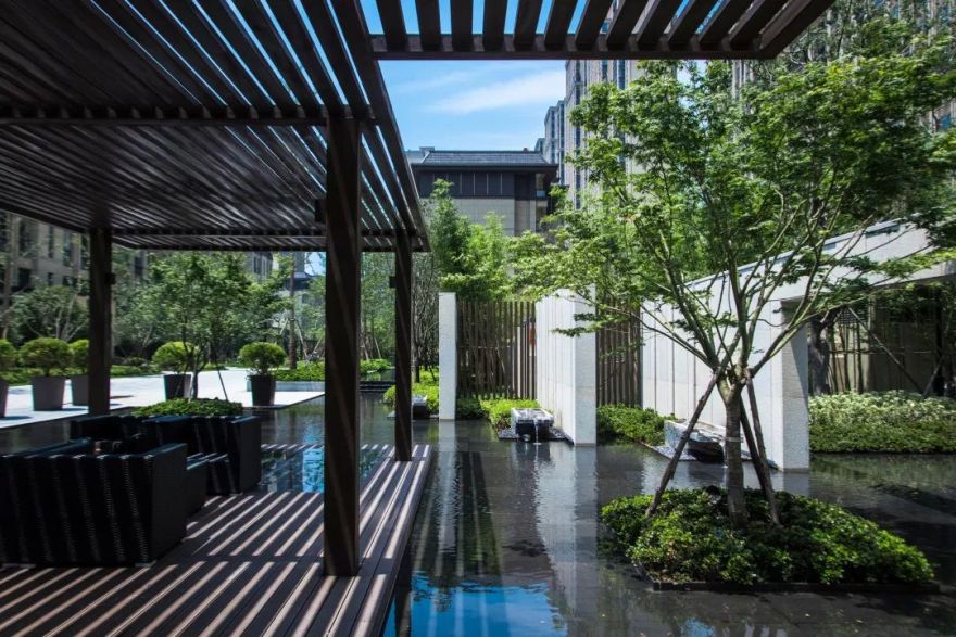 现代东方美学融入南通星光域二期五期景观设计-62