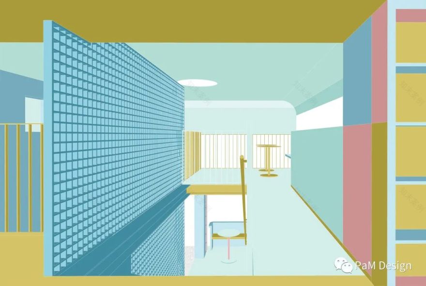 鲸鱼岛文化传媒办公室改造设计丨中国北京丨帕姆建筑-8