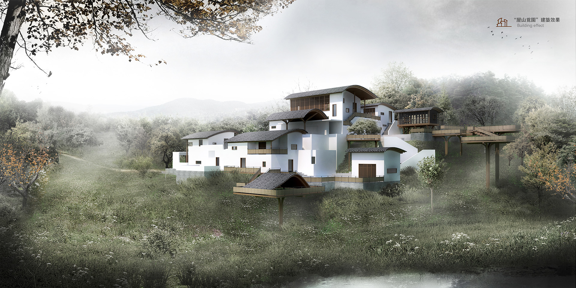 屋山觅园·文化中心丨卓美设计-17