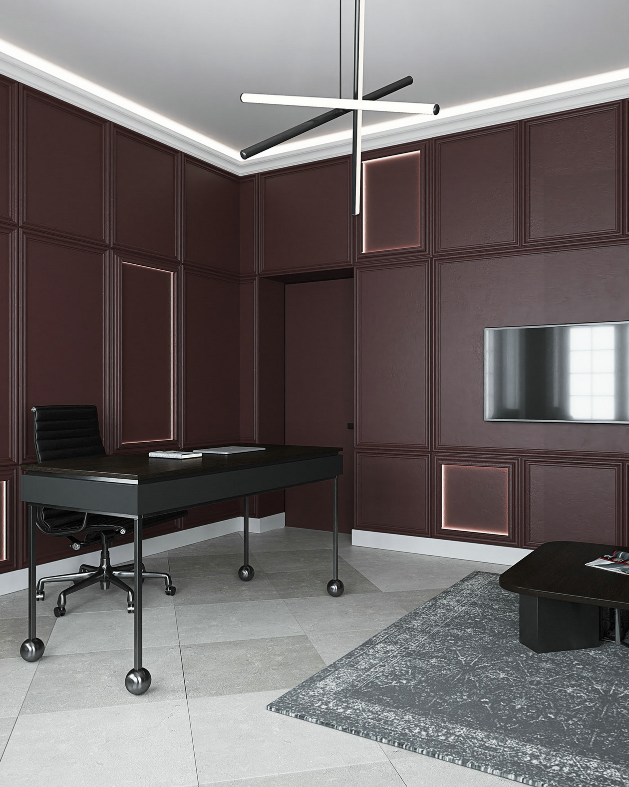 高级黑+蓝色组合设计-24